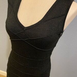 Charlotte Russe Black Sparkle Dress